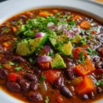 Black Bean Soup – Hearty, Smoky & Comfort in Every Spoonful