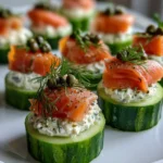 Keto Smoked Salmon Cucumber Bites – Crisp, Creamy & Elegantly Low-Carb!