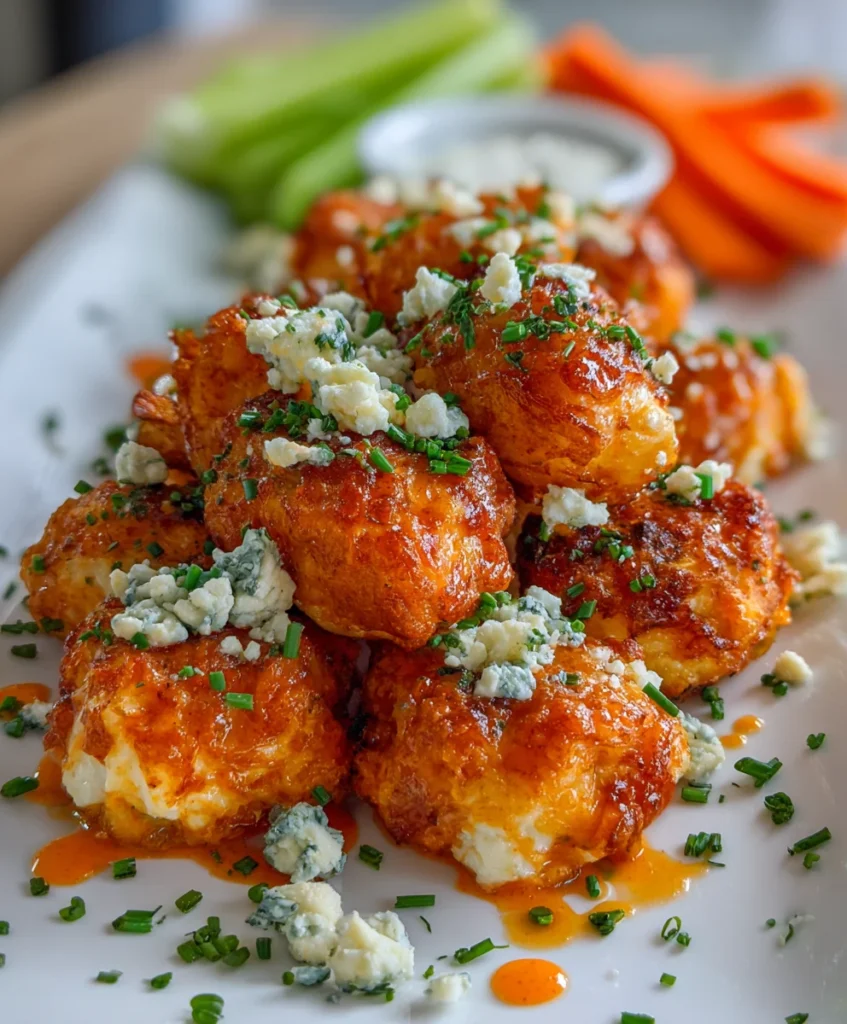 Buffalo Blitz Chicken Bites – Crispy, Fiery & Flavor-Packed