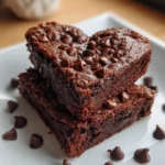 Heart-Shaped Chocolate Brownies – Rich, Fudgy & Made with Love!