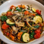 Green Lentil and Vegetable Casserole – Hearty, Wholesome & Comfortingly Delicious!