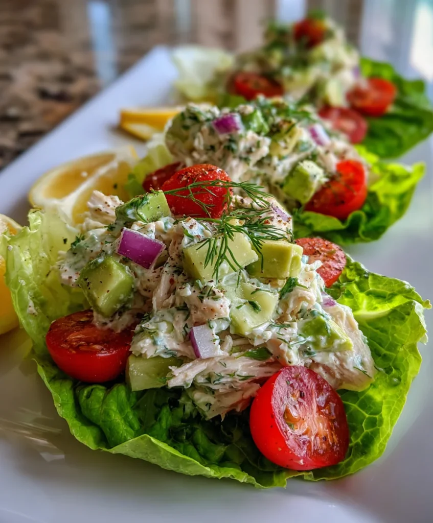 Avocado Herb Chicken Salad – Fresh, Creamy & Bursting with Flavor