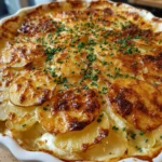 Creamy Cheese and Potato Pie – Rich, Comforting & Golden-Baked Perfection