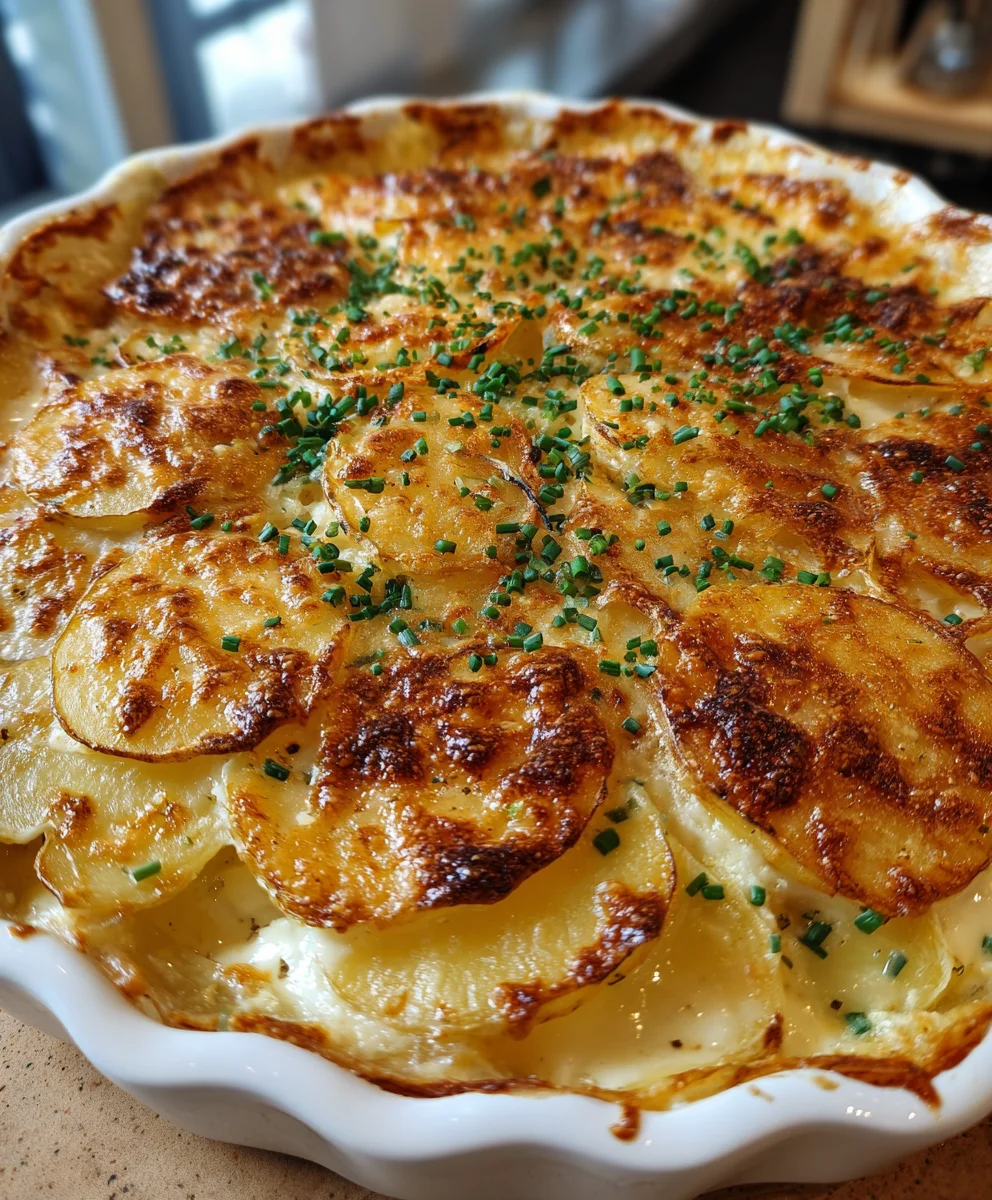 Creamy Cheese and Potato Pie – Rich, Comforting & Golden-Baked Perfection