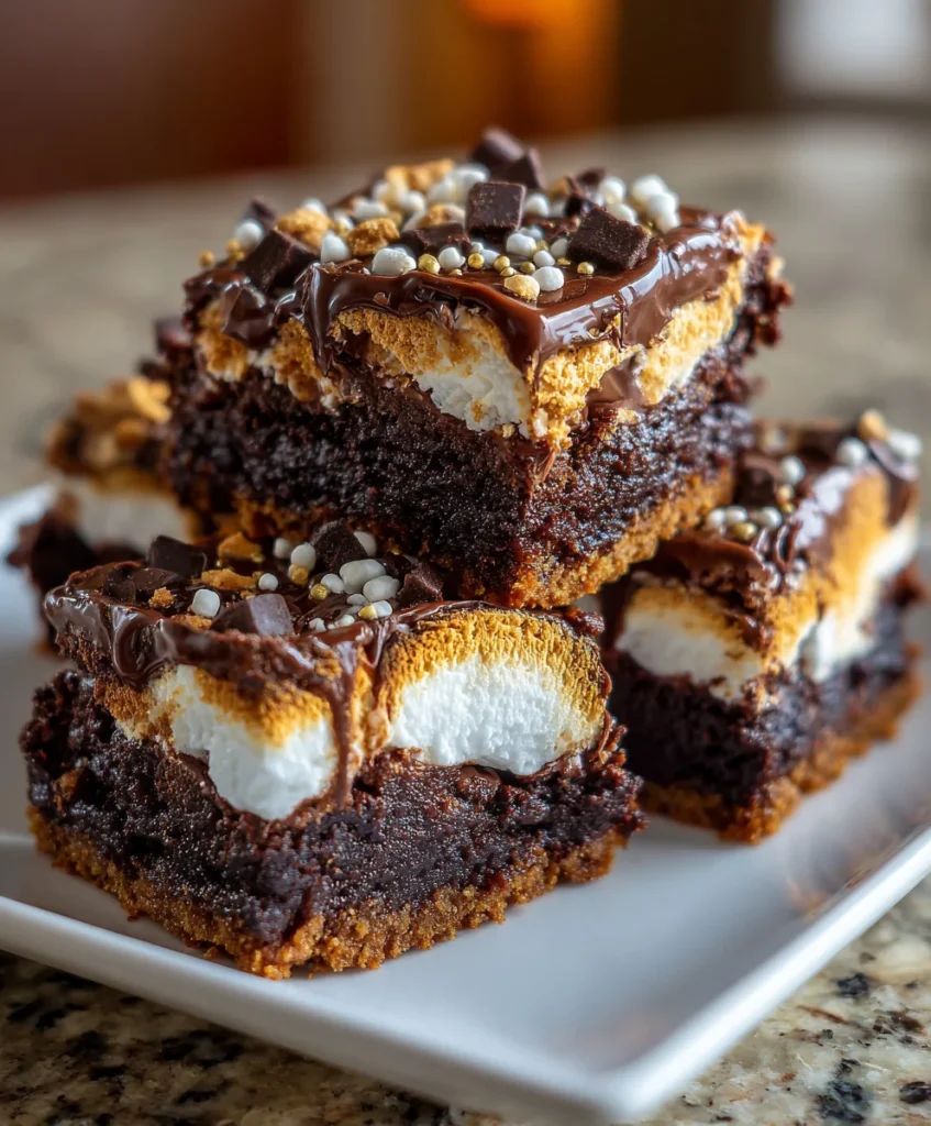 Valentine S’mores Brownie Bites – Fudgy, Gooey & Made for Sweet Moments