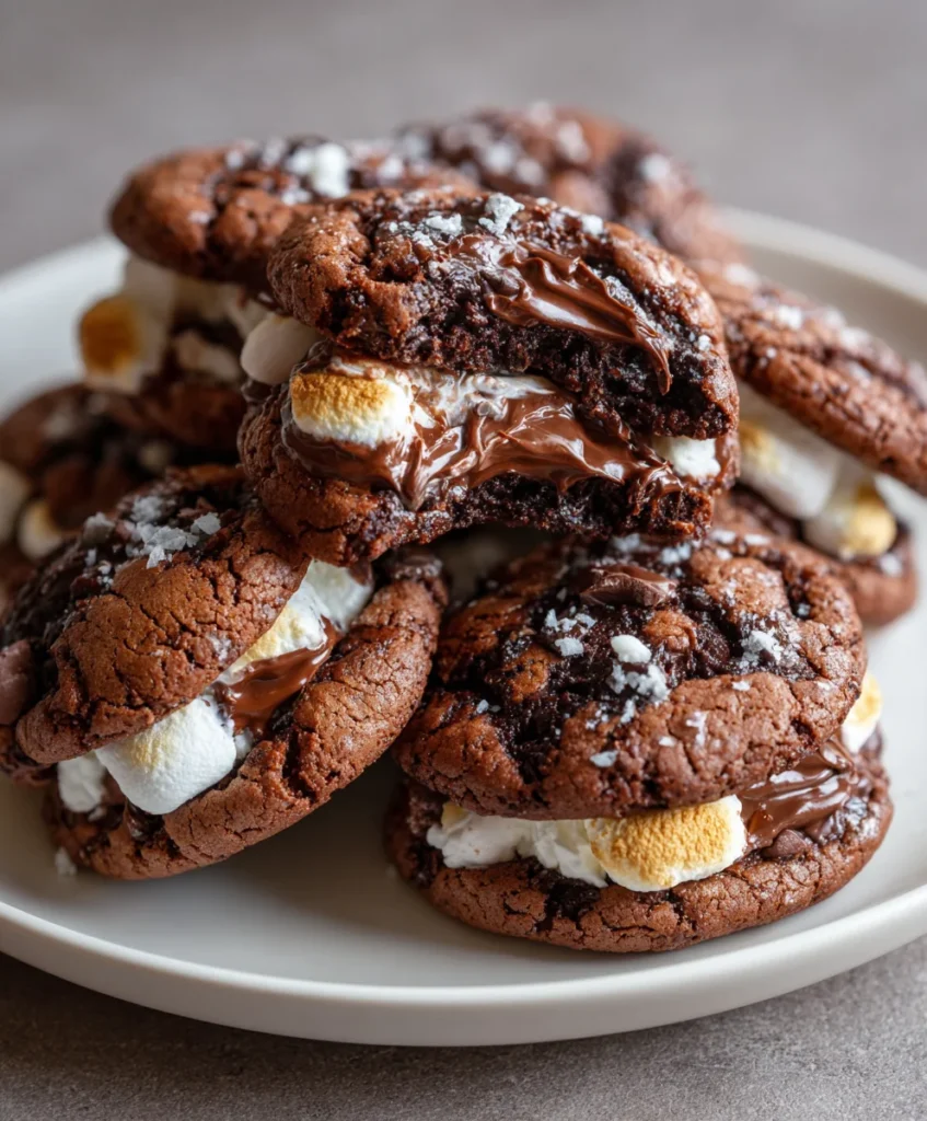 Marshmallow Nutella Chocolate Cookies – Gooey, Fudgy & Totally Irresistible