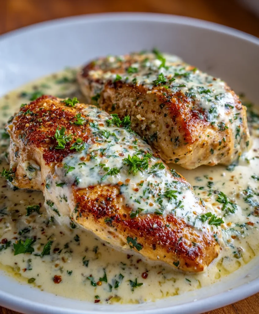 Easy Crockpot Creamy Garlic Parmesan Chicken – Rich, Cozy & Effortlessly Delicious