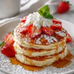 Fluffy Cottage Cheese Pancakes – Light, Protein-Packed & Perfectly Golden