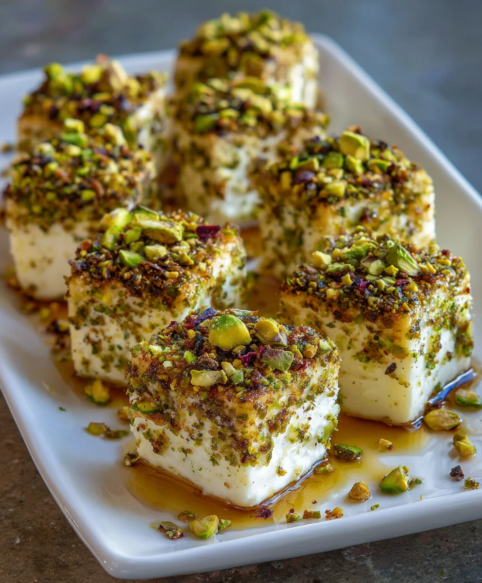 Savory Pistachio-Crusted Brie Bites – Crispy, Creamy & Elegantly Irresistible!