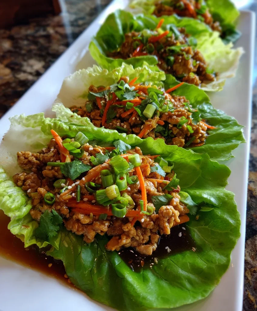 Potsticker Chicken Lettuce Boats – Savory, Fresh & Packed with Flavor