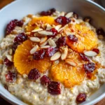 Candied Orange Oatmeal Cranberries – Sweet, Citrusy & Comfortingly Cozy