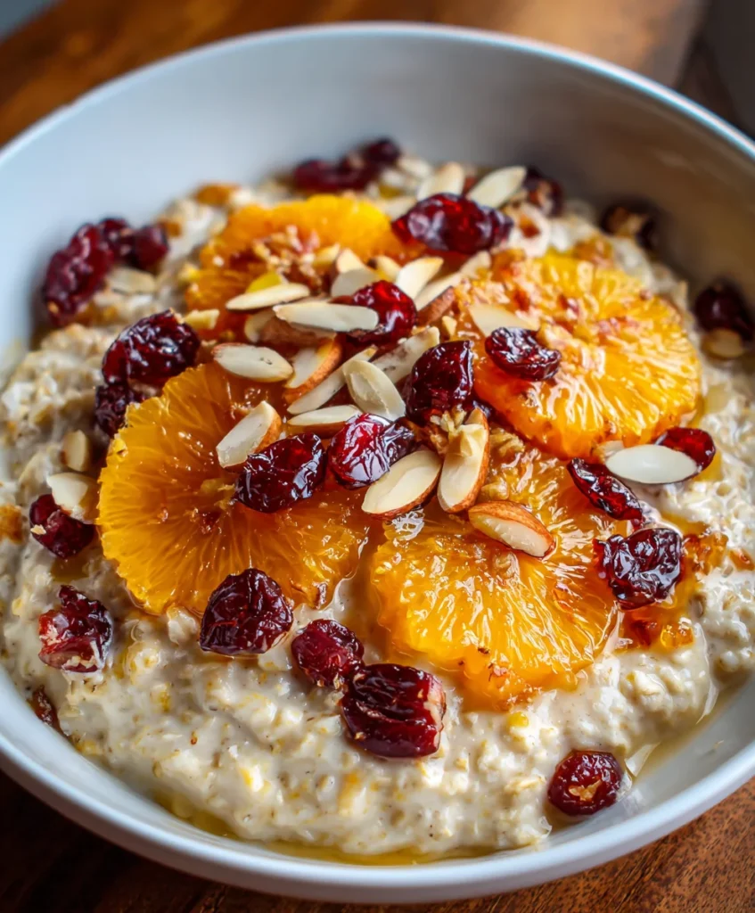Candied Orange Oatmeal Cranberries – Sweet, Citrusy & Comfortingly Cozy