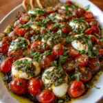 Caprese Dip – Creamy, Cheesy & Bursting with Fresh Italian Flavor!