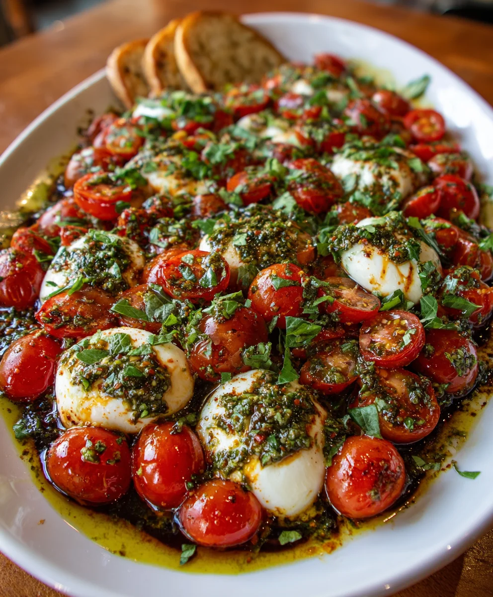 Caprese Dip – Creamy, Cheesy & Bursting with Fresh Italian Flavor!