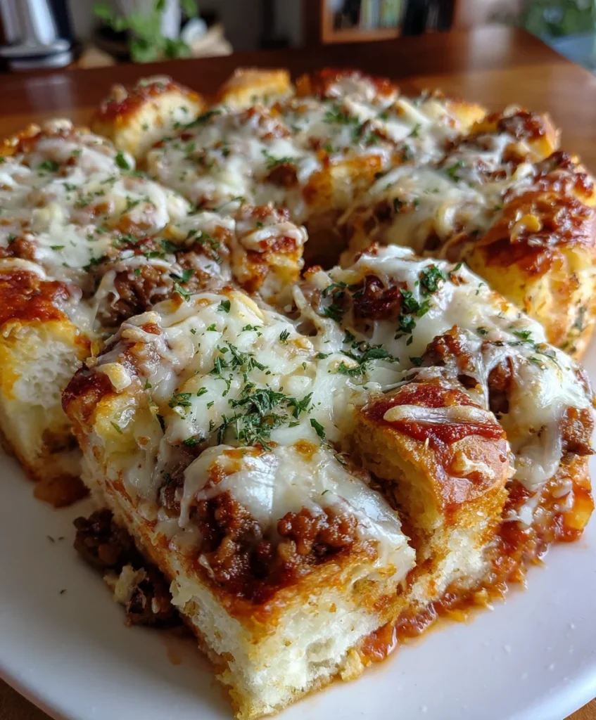 Cheesy Garlic Bread Lasagna Skillet – Bold, Cheesy & Ultimate Comfort in One Pan