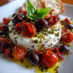 Mediterranean Baked Goat Cheese – Creamy, Herby & Irresistibly Savory