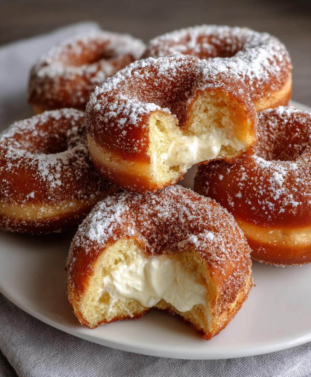 Cinnamon Kissed Cheesecake Donut Cookies – Soft, Creamy & Irresistibly Sweet