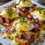 Overnight Eggs Benedict Casserole – Rich, Savory & Perfect for Brunch