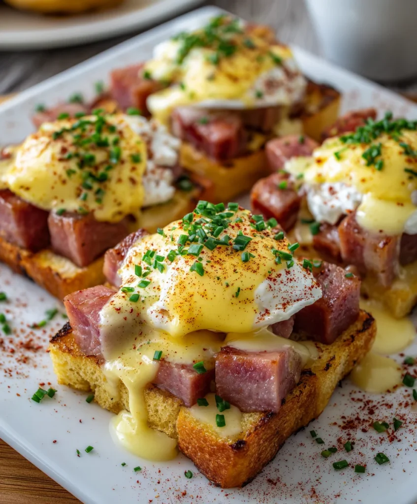 Overnight Eggs Benedict Casserole – Rich, Savory & Perfect for Brunch