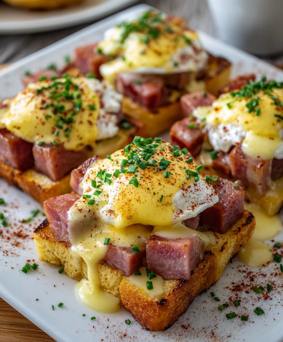 Overnight Eggs Benedict Casserole – Rich, Savory & Perfect for Brunch