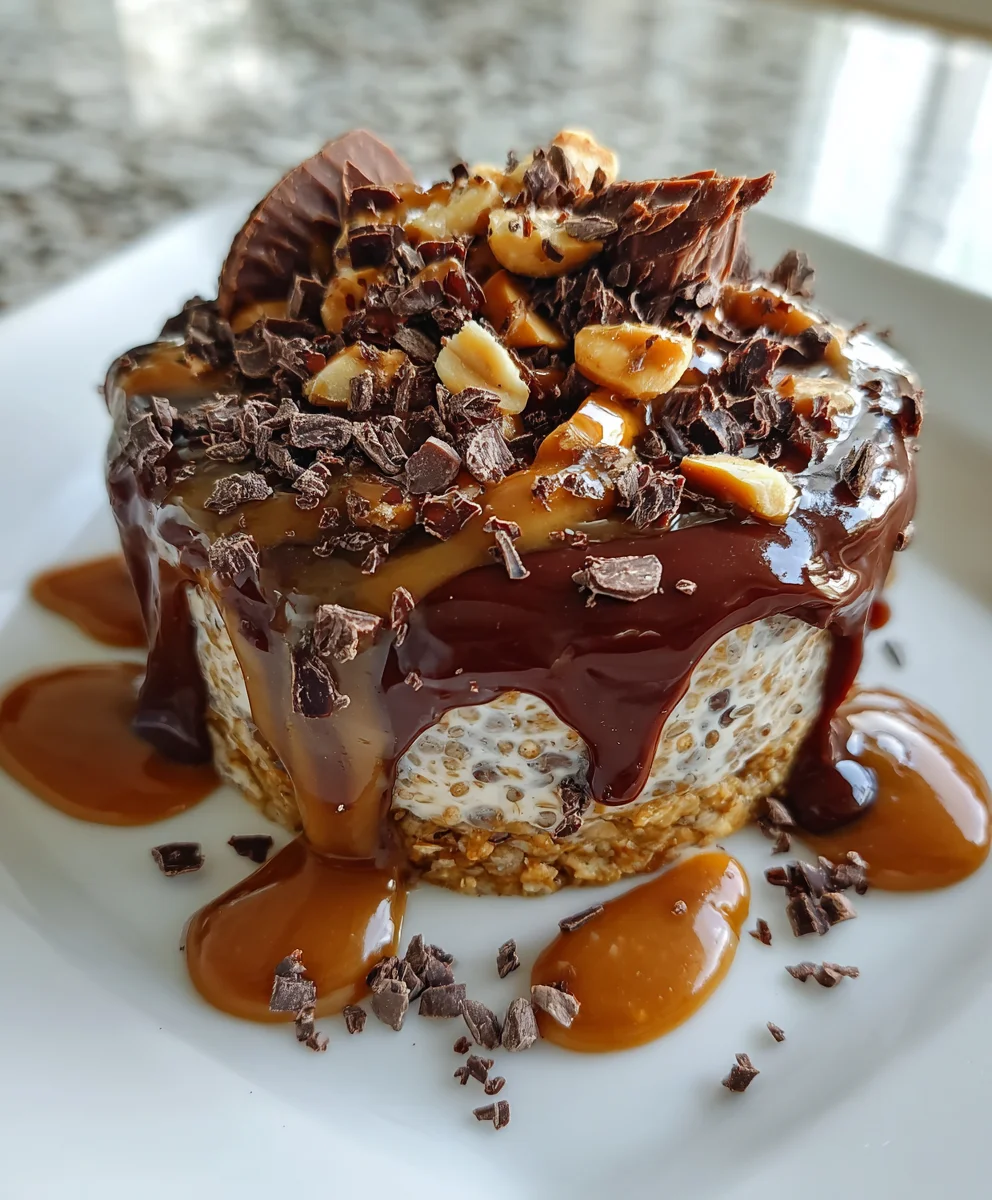 Peanut Butter Cup Overnight Oats – Creamy, Chocolatey & Packed with Protein