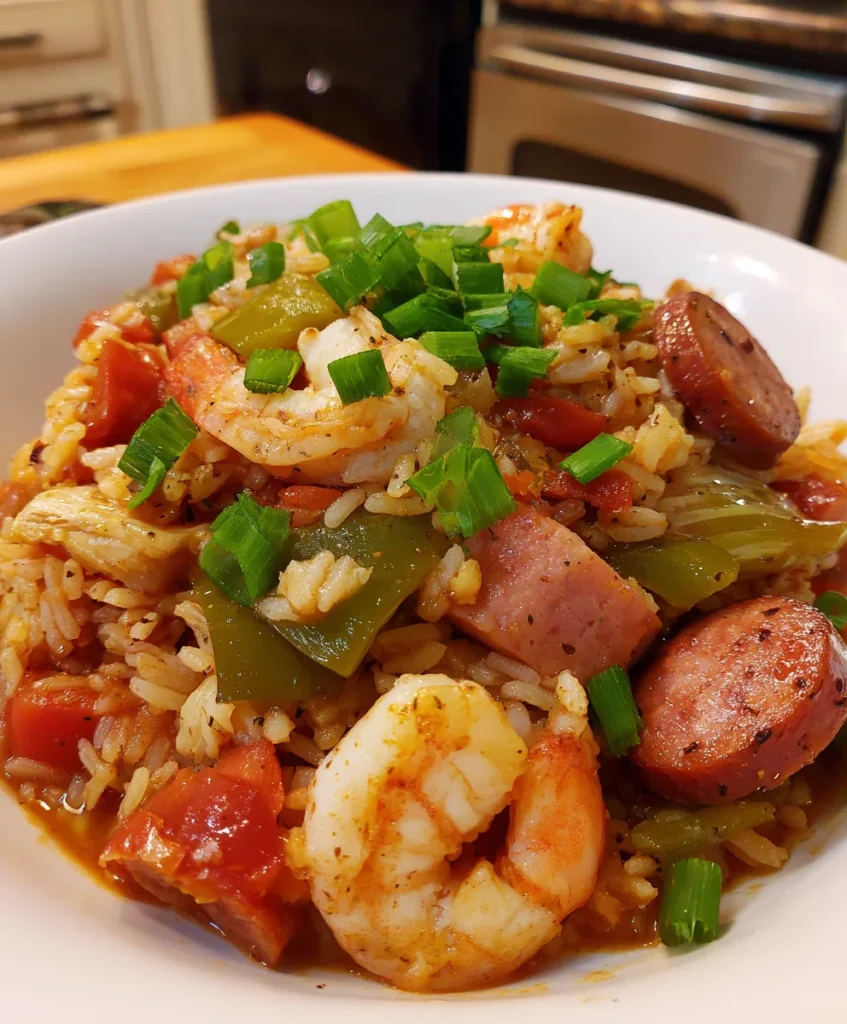 Crockpot Jambalaya – Bold, Hearty & Packed with Cajun Flavor!