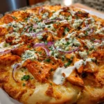 Bold Buffalo Chicken Pizza – Spicy, Cheesy & Loaded with Flavor