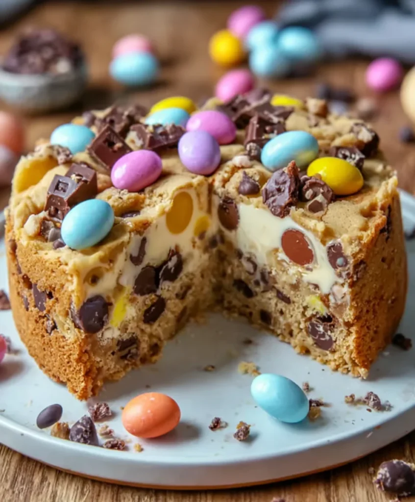 Easter Cookie Cake – Soft, Chewy & Festively Sweet!