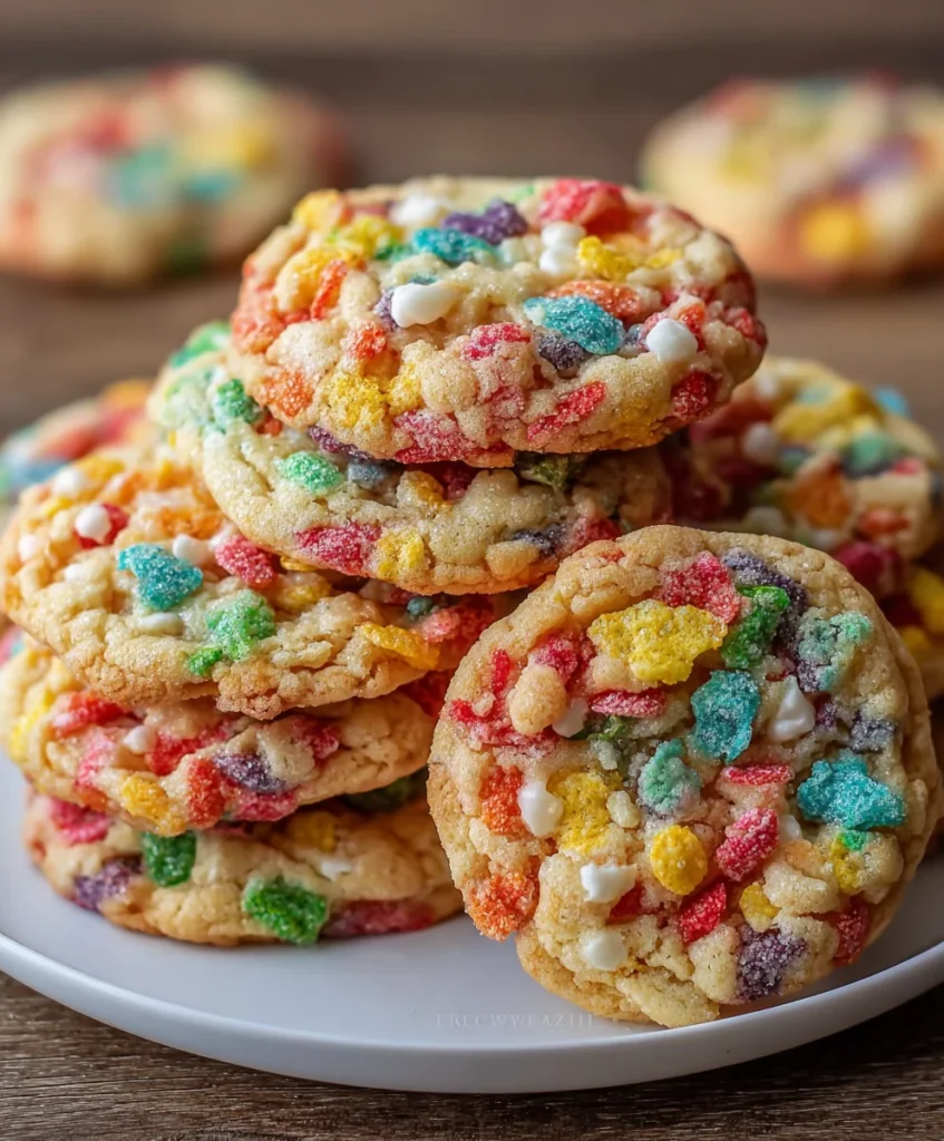 Fruity Pebbles Cookies – Colorful, Crunchy & Irresistibly Fun!
