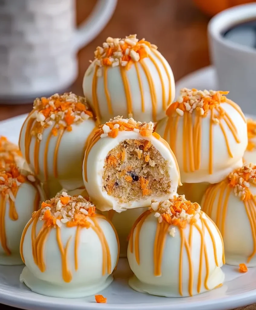 Carrot Cake Cheesecake Bites – Creamy, Spiced & Bite-Sized Perfection!