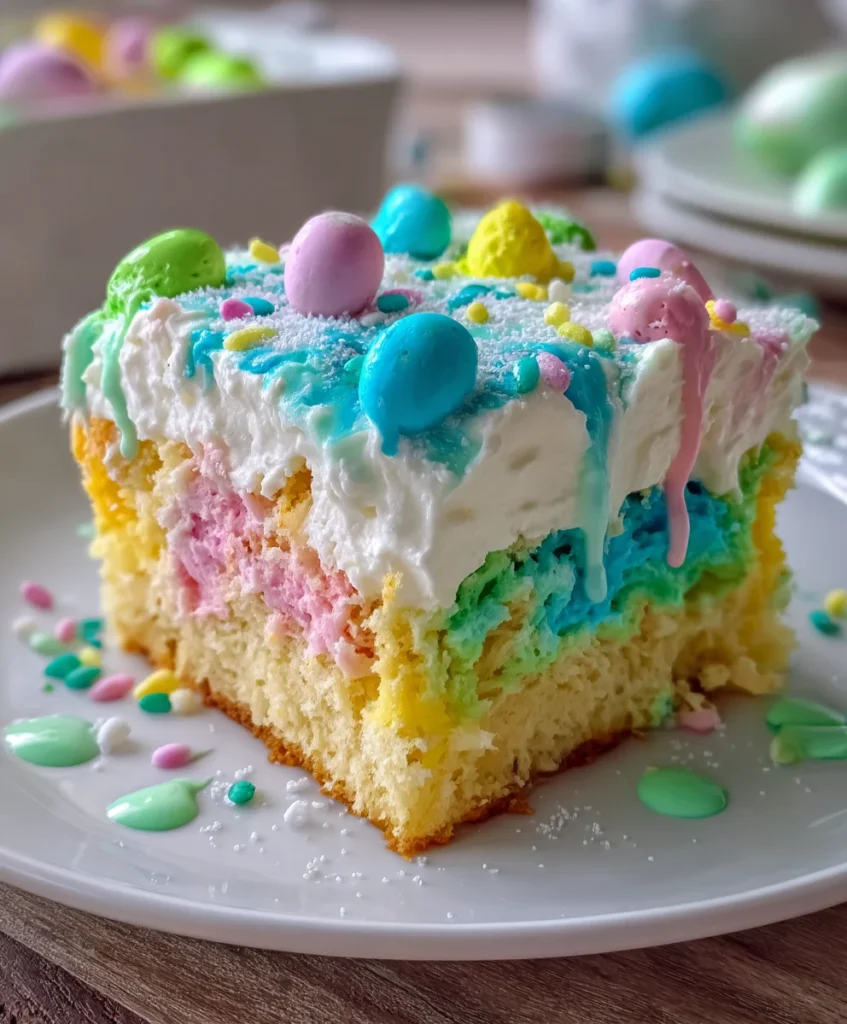 Easter Poke Cake – Colorful, Moist & Perfectly Festive!