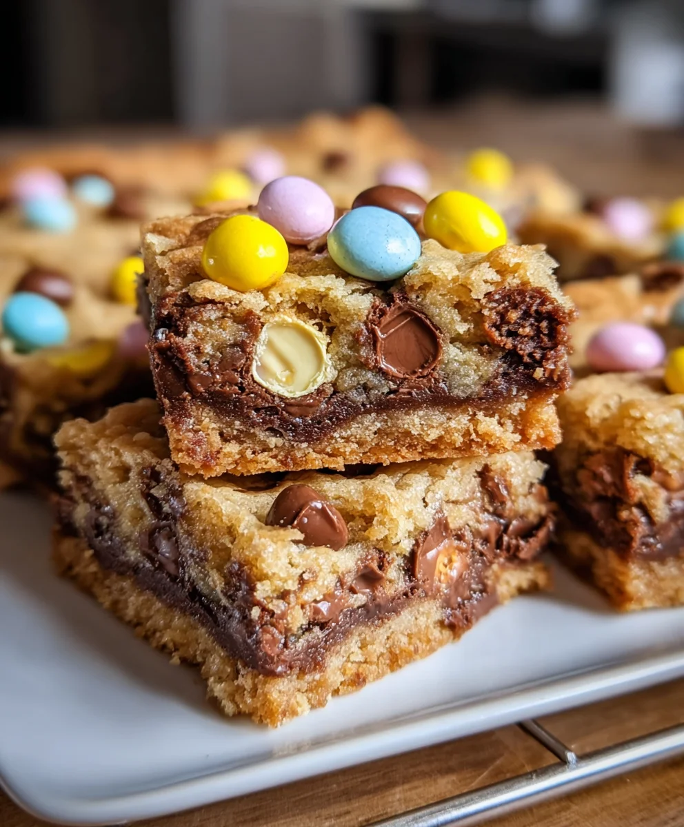 Cadbury Egg Cookie Bars – Gooey, Chocolatey & Perfect for Easter