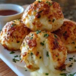 Garlic Butter Cheese Bombs – Cheesy, Buttery & Irresistibly Gooey!