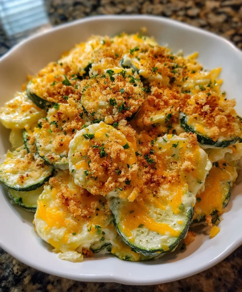 Cheesy Southern Squash Casserole – Creamy, Comforting & Loaded with Cheesy Goodness