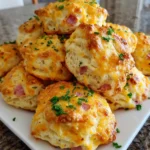 Ham and Cheese Biscuits – Buttery, Cheesy & Perfectly Savory!