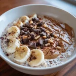 Chocolate Peanut Butter Overnight Oats – Creamy, Chocolatey & Packed with Energy