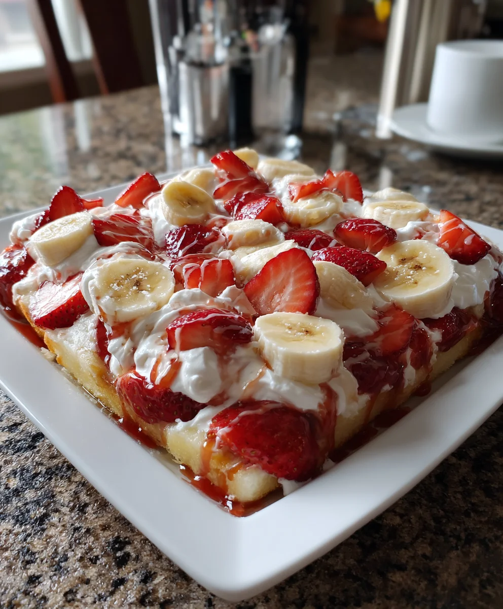 Banana Split Dump Cake – Gooey, Fruity & Irresistibly Easy