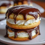 Boston Cream Pie Cookies – Soft, Creamy & Chocolate-Topped Delight!