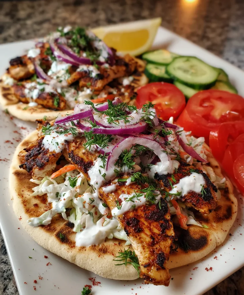 Flavor-Packed Chicken Pitas – Juicy, Fresh & Loaded with Bold Taste