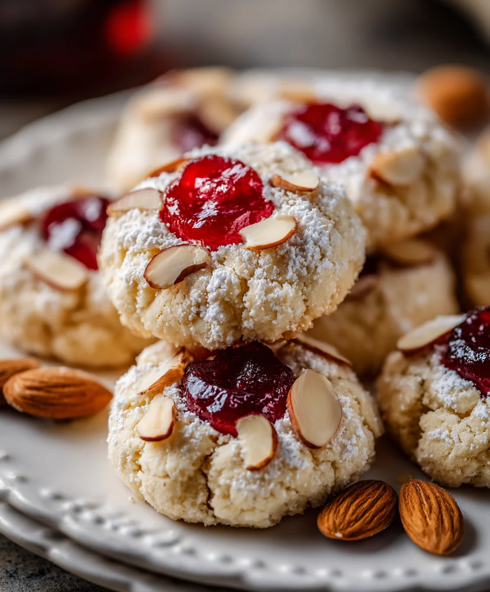 Almond Cherry Cookies – Buttery, Fruity & Delightfully Sweet!