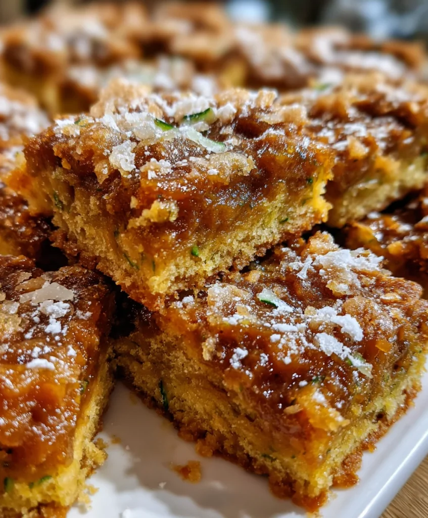 Butterscotch Zucchini Bars – Moist, Sweet & Irresistibly Cozy!