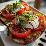 Tomato Burrata Toast – Fresh, Creamy & Bursting with Flavor