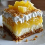 Pineapple Graham Cracker Squares – Tropical, Creamy & Perfectly Sweet!