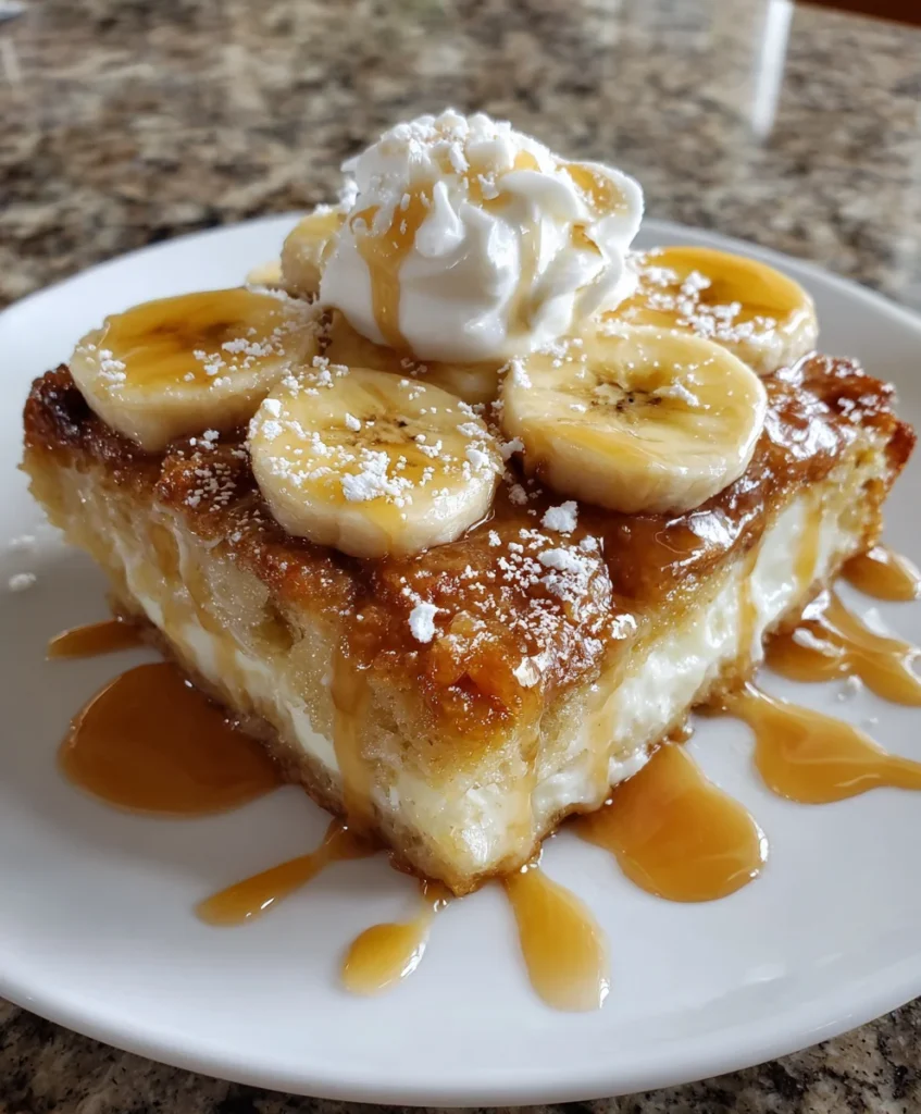 Banana Cream Cheese Cobbler – Warm, Creamy & Irresistibly Comforting!