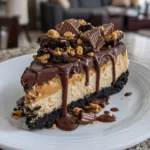 Chocolate Peanut Butter Cheesecake – Rich, Creamy & Pure Dessert Heaven!