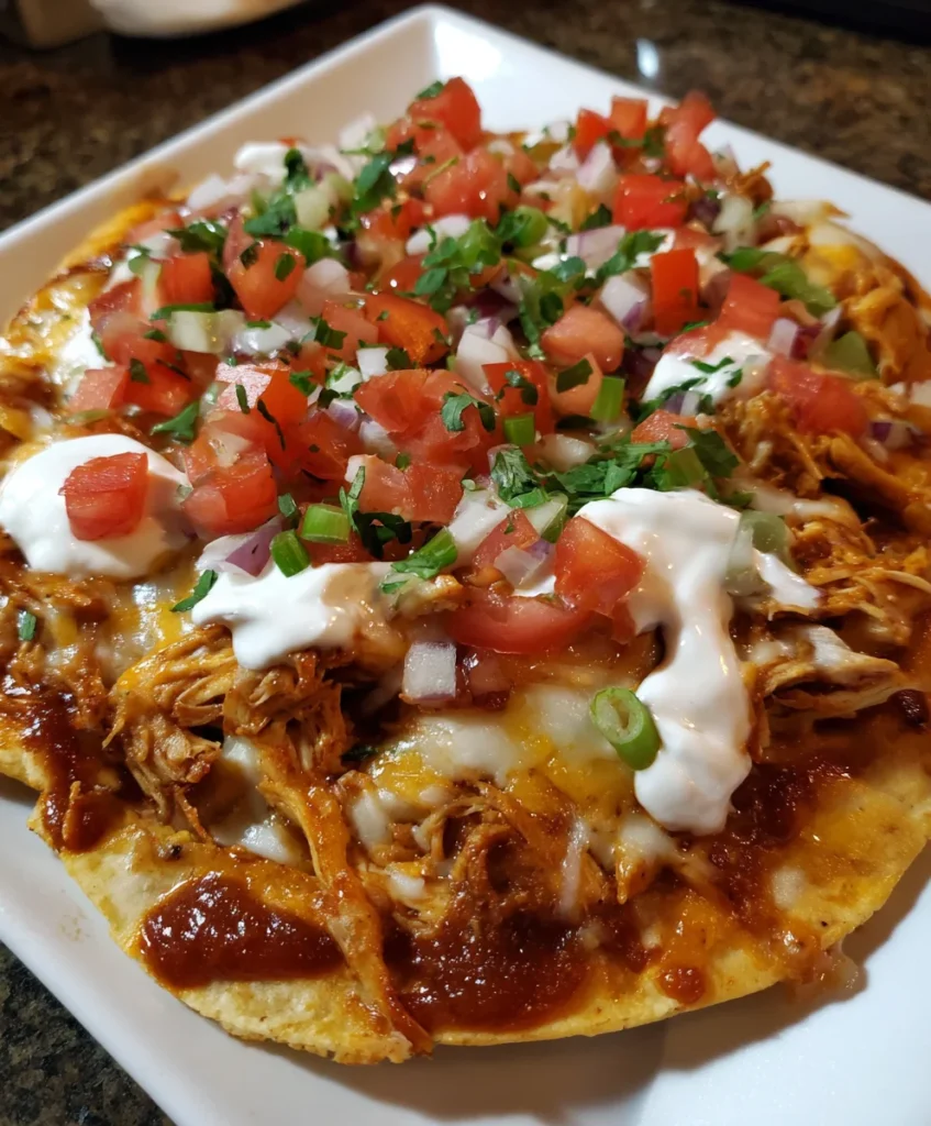 Mexican Chicken Tortilla Pizzas – Crispy, Cheesy & Bursting with Tex-Mex Flavor!