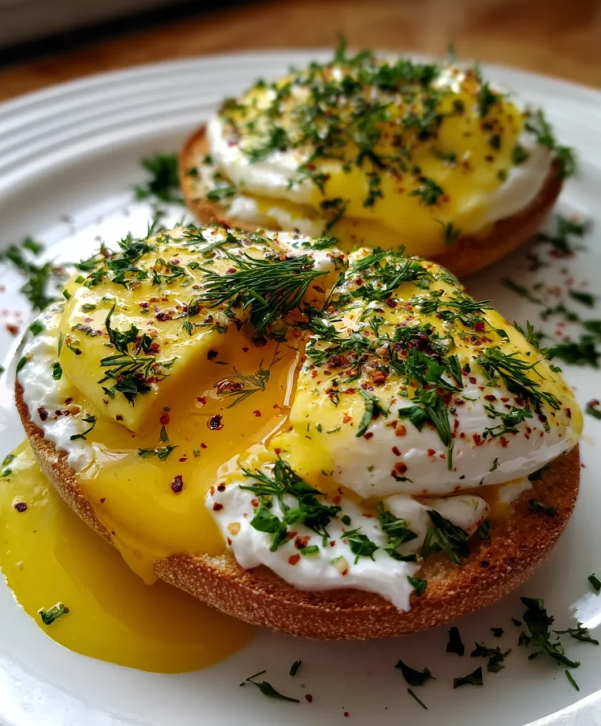 Çılbır Eggs Benedict Fusion – Creamy, Tangy & Brunch Perfection