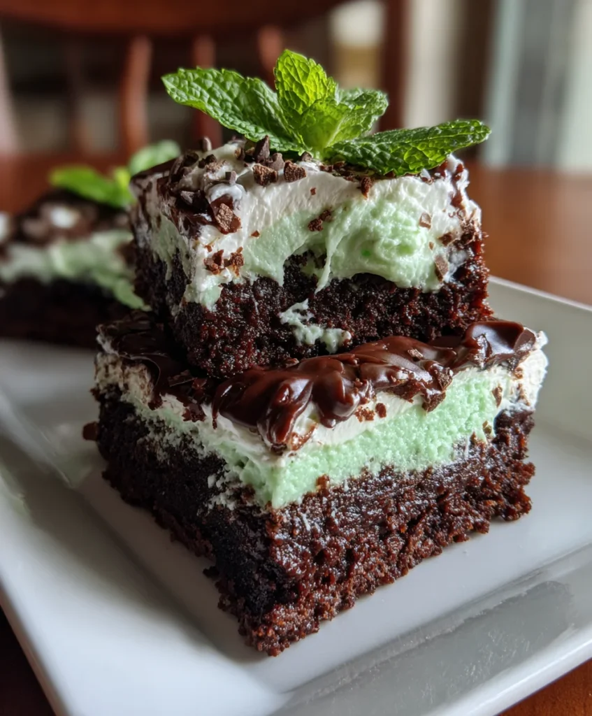 Mint Brownies – Fudgy, Refreshing & Chocolatey Perfection!