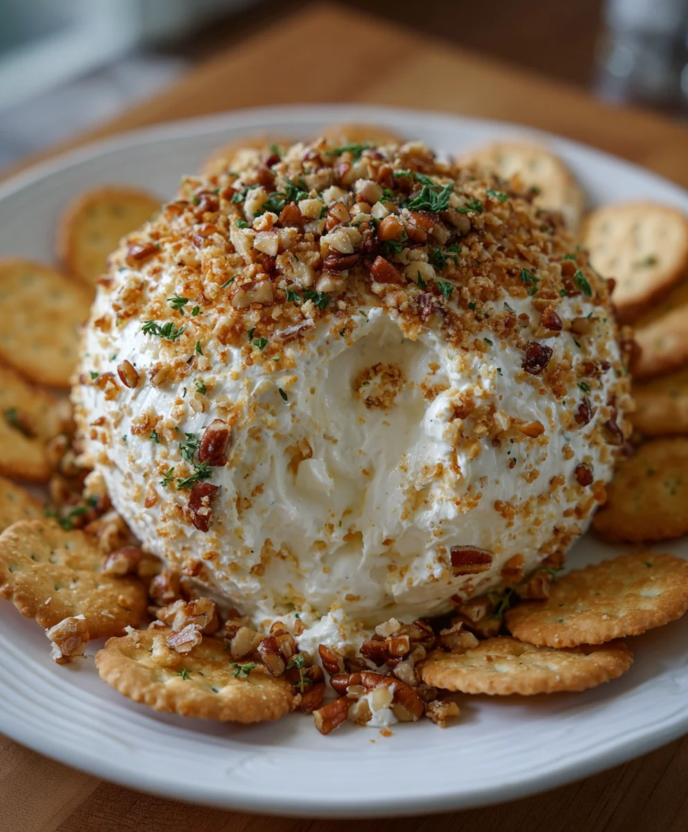 Mozzarella Cheese Ball – Creamy, Savory & Perfectly Crowd-Pleasing!