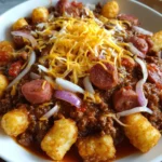 Ultimate Crockpot Chili Dog Casserole – Cheesy, Hearty & Game-Day Perfect